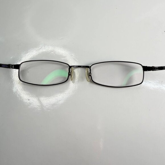 Fossil Coolidge Eyeglasses – Slim Rectangular Metal Frame – With Hard Case - Picture 9 of 15